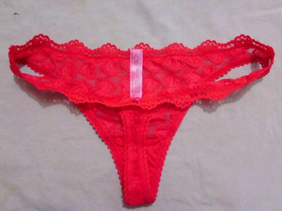 Red Lace Thong